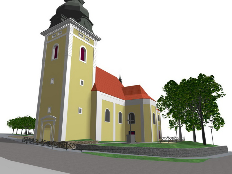 Revitalizace okolí kostela Kunštát