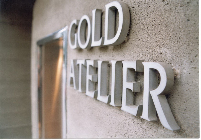 Zlatnictví Gold Atelier - detail fasády