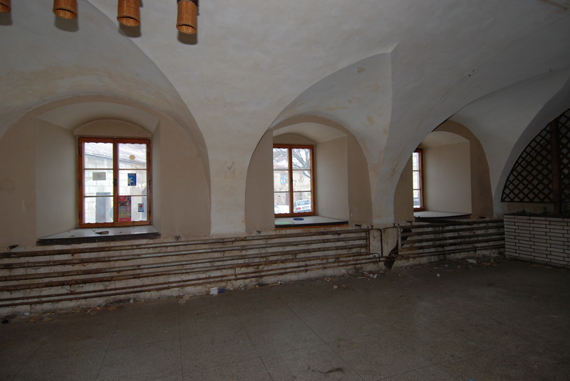 Původní stav interieru Zámecké restaurace Jevišovice